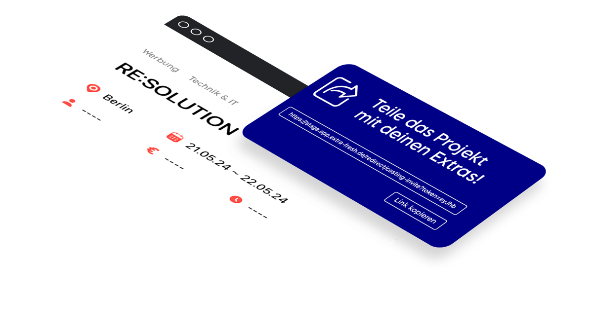 Teile Projetktlinks